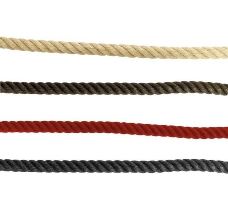 Câbles de main courante, 6 m x 3 mm, brun clair