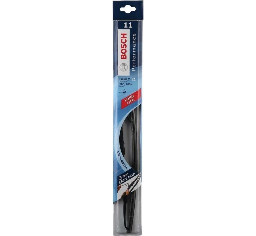 Bosch balai d'essuie-glace Performance 11 400 Mm Caoutchouc Noir