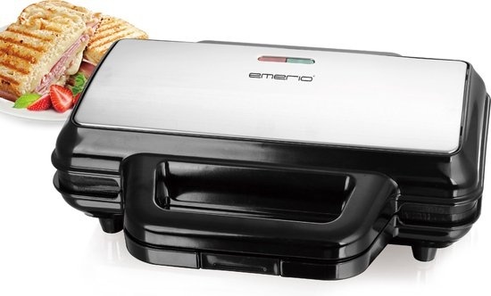 Emerio ST-127527.1 - Appareil à toasti, sans BPA ni PFAS, forme de grande coquille, 900 watts, ST-127527.1