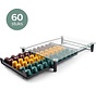 Nimma Porte-capsules Nespresso - pour 60 capsules - Avec tiroir - Porte-tasses à café - Verre - Noir