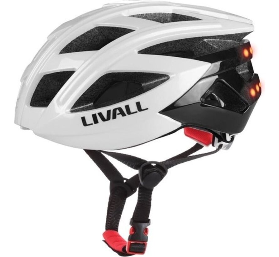 Casque de vélo - Livall - Eclairage intelligent - Fonction SOS - BH60SE NEO - Blanc