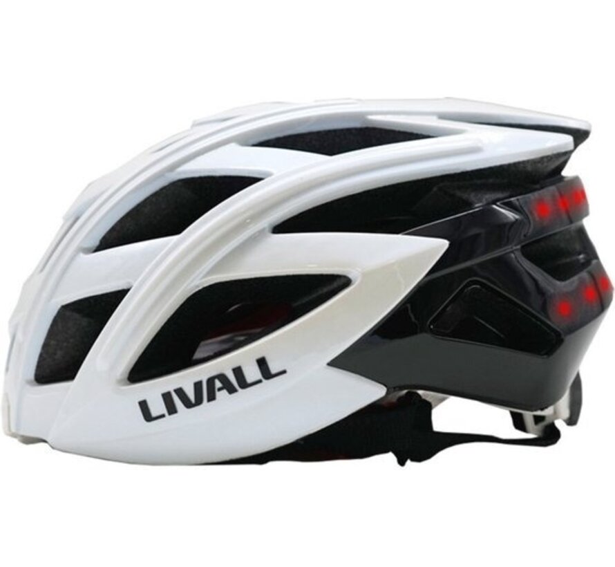 Casque de vélo - Livall - Eclairage intelligent - Fonction SOS - BH60SE NEO - Blanc