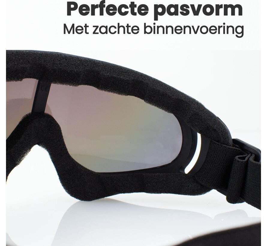 Masque de ski - Ajustable - Protection UV - Masque de snowboard - Femme / Homme - Multi