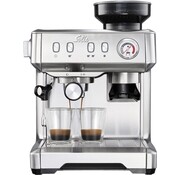 Solis Machine à espresso - Solis Grind & Infuse Compact 1018  - Acier inoxydable - Argent
