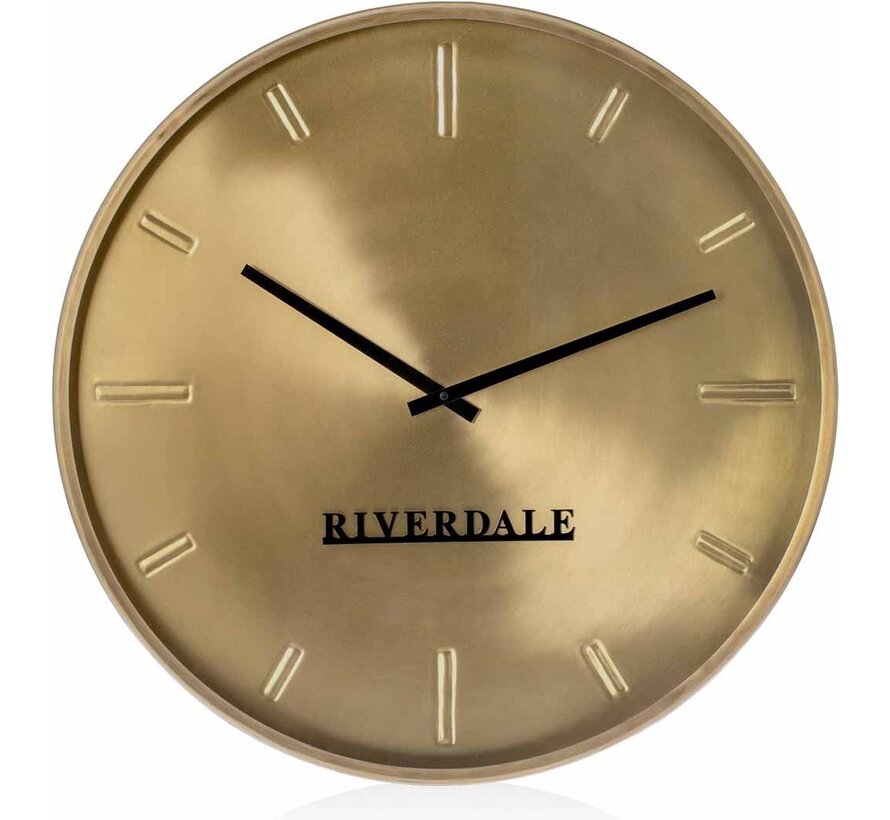 Horloge murale Riverdale Chuck - Bronze - Ø60cm