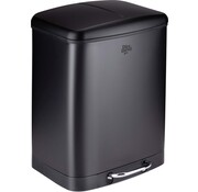 Dirt Devil Dirt Devil Pedal bin - Séparateur de déchets - 2x 12L - Noir