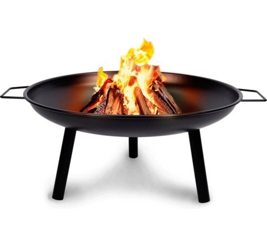 BBQ Collection Firebowl 60 x 29cm - Brasero d'extérieur - Acier - Noir