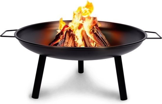 BBQ Collection Firebowl 60 x 29cm - Brasero d'extérieur - Acier - Noir