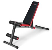 Coast Coast Fitness Bench - 9 Stands - Max. 135 kg - 140 x 46 x 100 cm - Noir/Rouge