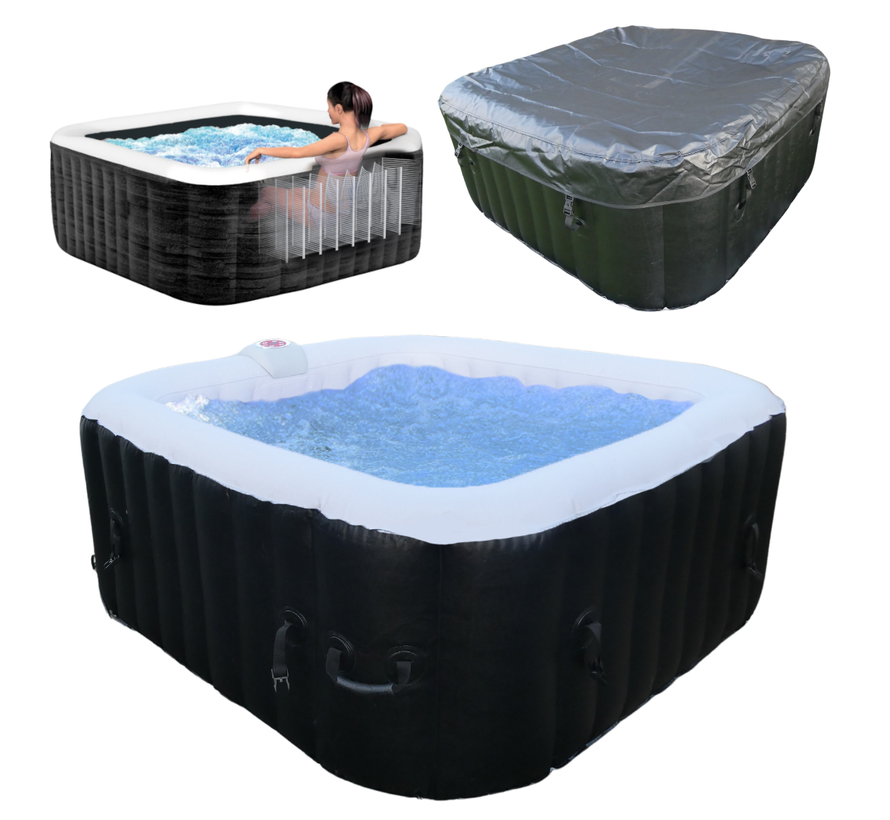 Spa gonflable - XQ Max - 2 à 4 personnes - 145 x 145 x 65 cm