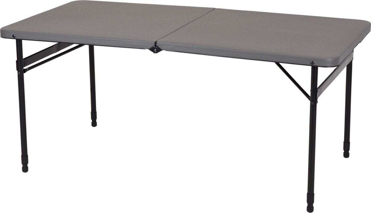 Table pliante Redcliff - 122 x 61 cm - Gris