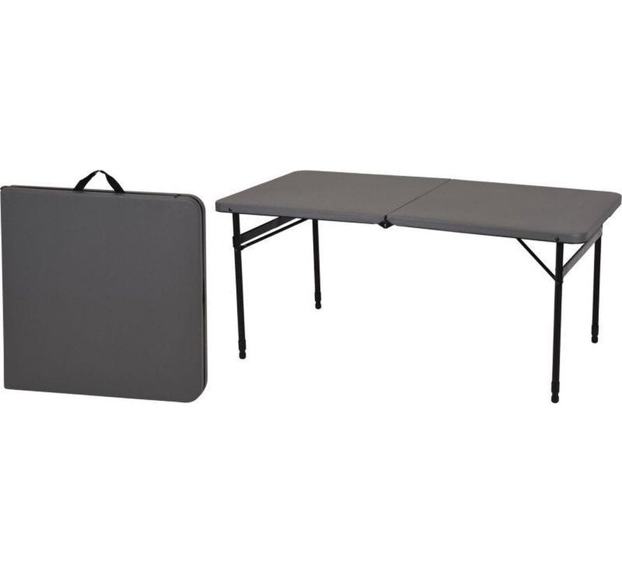 Table pliante Redcliff - 122 x 61 cm - Gris