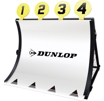 Dunlop But de football Dunlop - 4 en 1 - avec ballon, pompe, cibles et piquets - 78 x 75 x 58 cm