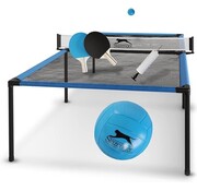 Slazenger Table de ping-pong Slazenger - Table de ping pong Solide et Pliante - balles de ping-pong, raquettes de ping-pong incluses - 240 x 120 x 63cm