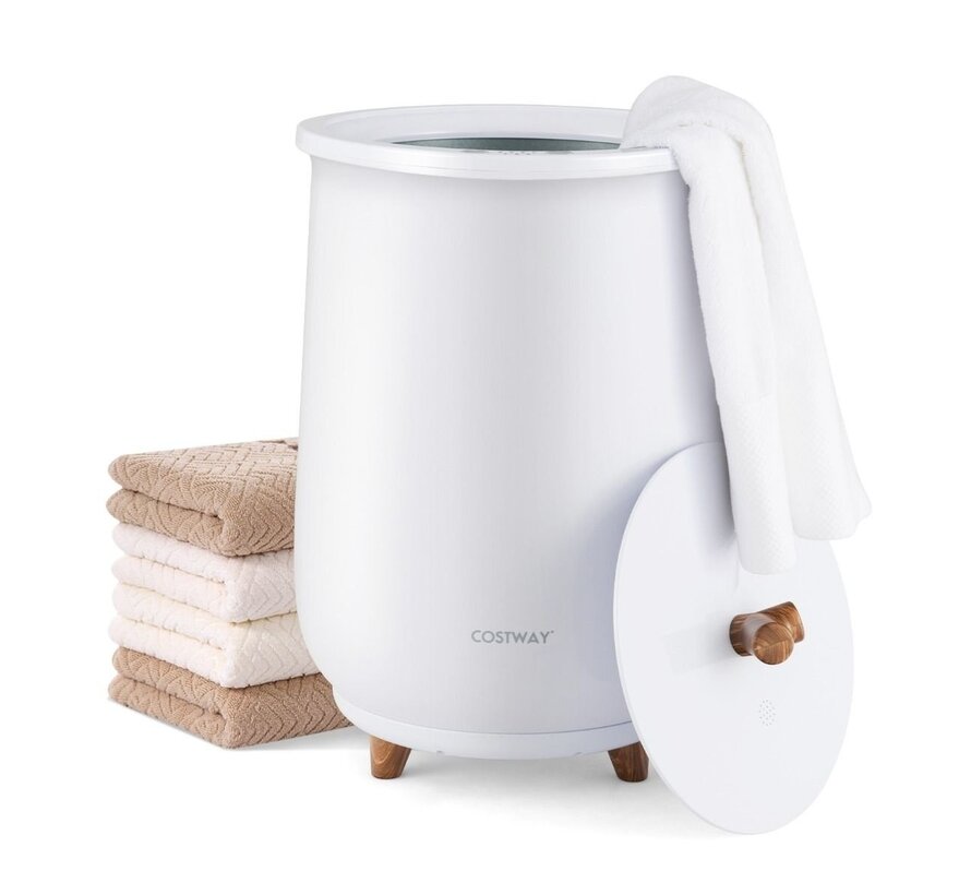 Coast Towel Warmer Bucket Large 23 L Luxury Towel Warmer 3-Stage Bath Towel Warmer 20/40/60/90 min Timer White