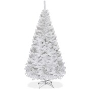 Coast Coast Sapin de Noël Artificiel Arbre de Noël avec pied en métal 150-240 cm Blanc-180 cm