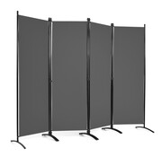 Coast Coast 4-piece 173 cm High Room Divider cloison portable avec cadres en acier gris