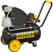 Stanley Stanley Compressor 251/10/24S FMXCM0062E - Compresseur d'air 10Bar - 24L - 240L/Min - Poignée antidérapante intégrée - Noir