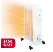 Alpina Alpina Olieradiator - Radiateur électrique - avec thermostat - Jusqu'à 5m² - 1500 Watt - Blanc