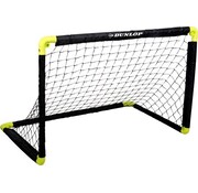 Dunlop But de football - Dunlop - 90 x 59 x 61cm - But de football pliable - Pour les enfants - Noir/Jaune