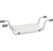 Vivamore Vivamore Bath Seat - Chaise de bain jusqu'à Max. 150 KG - 74 x 23 x 18 CM - Tabouret de bain - Pieds antidérapants - Structure solide - Blanc