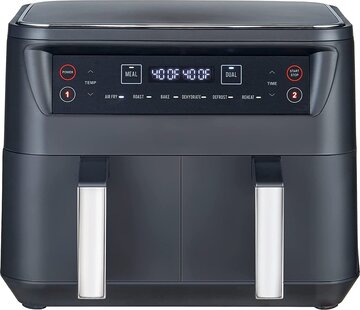 Niceey Niceey Double Airfryer XXL - 8L - 2460W - Noir