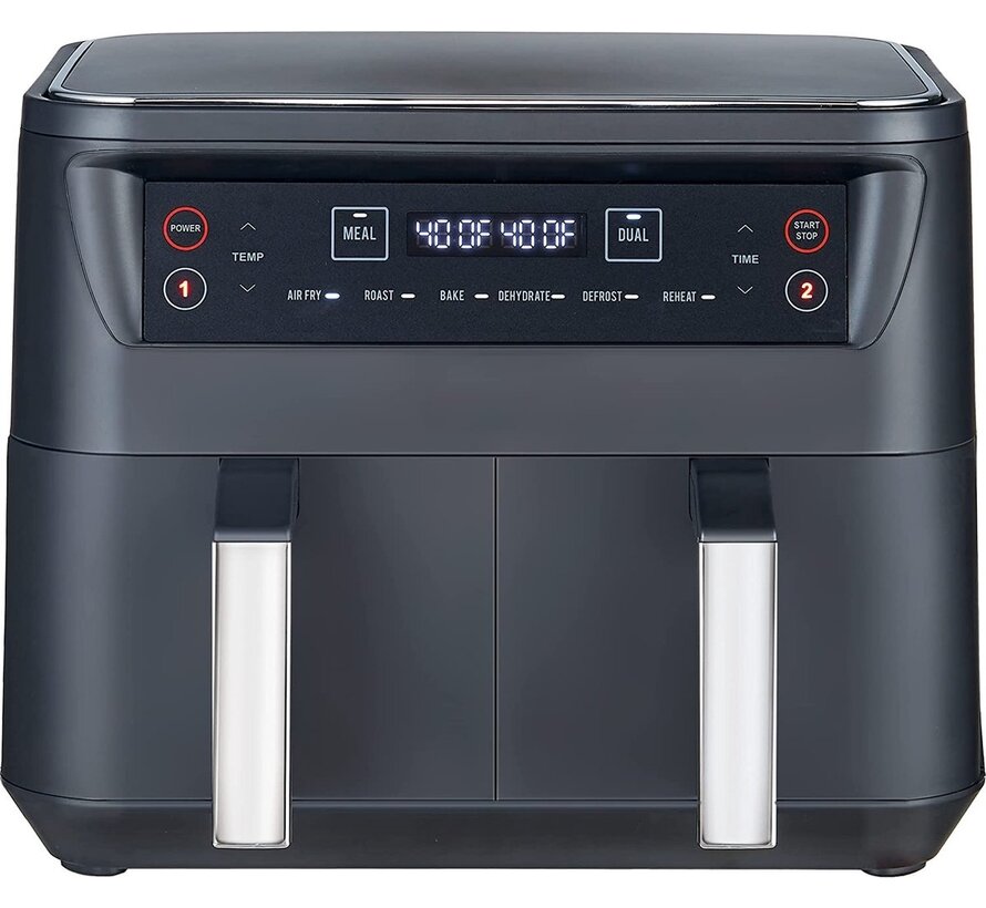 Niceey Double Airfryer XXL - 8L - 2460W - Noir