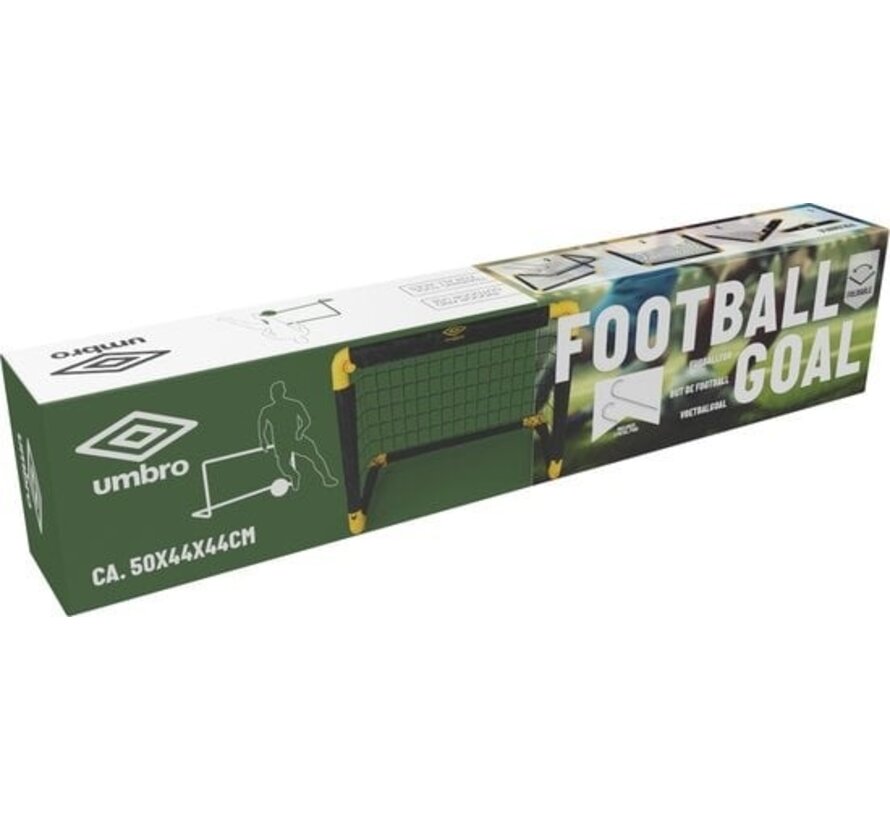 But de football - Umbro - But de football pliable - 50 x 44 x 44cm - Noir/Jaune