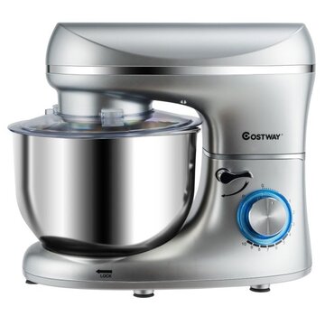 Coast Coast 1300W Electric Standard Mixer Mixer 5.5L food processor at 10-styled Speed ??Silver Silver