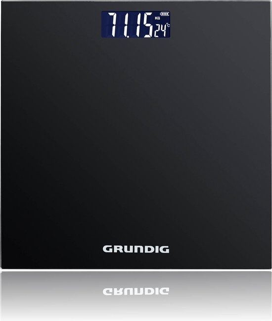 Balance - Grundig - Balance Personnelle Numérique - Pèse-personne numérique - précision 50g - 2 à 180 Kilo - De 2 à 180 Kilos - Noir