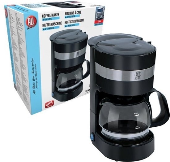 Cafetière All Ride 24V - 4-6 tasses - Filtre permanent - Maintien au chaud