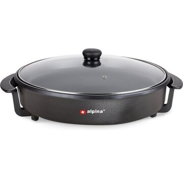 Alpina alpina Electric Dishpan - Casserole - Antiadhésive - 1500 W - Régulateur de température - Ø 40 cm