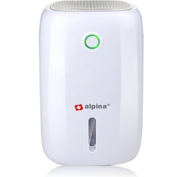 Alpina alpina Mini Dehumidifier - Déshumidificateur - 330 ML par jour - Réservoir d'eau amovible - Blanc