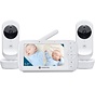 Motorola Nursery VM35-2 - Baby Monitor avec écran divisé de 5 pouces et 2 caméras - Vision nocturne - Microphone intégré