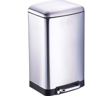 Dirt Devil Dirt Devil Pedal bin 20 litres - Poubelle - acier inoxydable - Silver