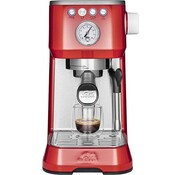 Solis Machine à Espresso Solis Barista Perfetta Plus 1170  - Machine à café à piston avec grains - Rouge
