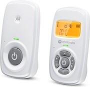 Motorola Nursery Motorola Baby Monitor AM24 - Audio - Microphone haute sensibilité - Technologie DECT - jusqu'à 300 mètres - Communication bidirectionnelle - Blanc