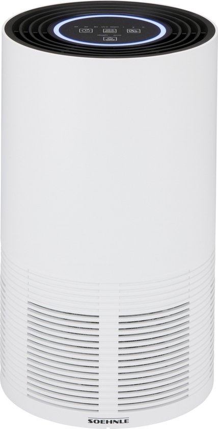 Soehnle Air Purifier 400 - Purificateur d'air avec filtre HEPA - 145m3/h - Blanc
