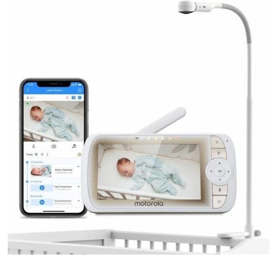 Motorola Baby monitor VM65X Connect - Baby monitor avec caméra WiFi 2.4 GHz