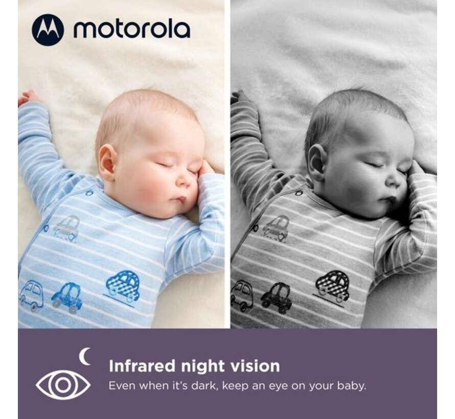 Motorola Baby monitor VM65X Connect - Baby monitor avec caméra WiFi 2.4 GHz