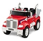 Coast Tracteur électrique pour enfants Optimus Prime Mulden benne basculante pour enfants 106,5 x 63,5 x 70 cm rouge