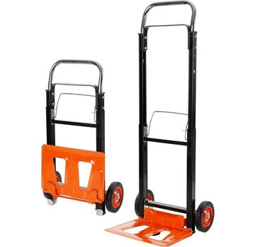 Black+Decker BLACK+DECKER Chariot à main BXWT-H305 - Jusqu'à 90KG - Chariot de transport pliable - Acier/ Aluminium