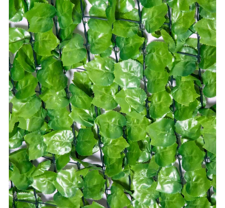 Outsunny Haie artificielle décoration murale haie d'intimité plantes haie vert clair
