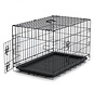 Avalo Banc pour chien XXS - Banc pour chien - Cage pliable - 2 portes - 50x30x35 CM