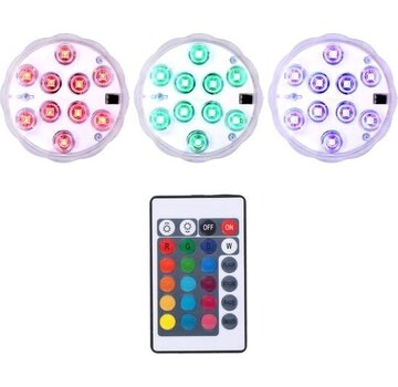 Grundig Grundig LED Lights - 3 Pieces - Ampoule LED RGB avec télécommande - Fonctionne avec des piles