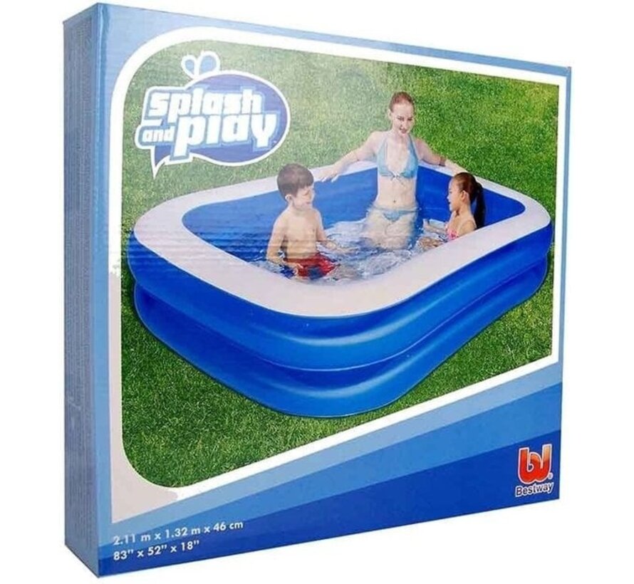 Piscine gonflable Bestway - 211 x 132 x 46 cm