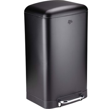 Dirt Devil Dirt Devil Pedal bin 30 litres - Poubelle - acier inoxydable - Noir