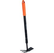 Black+Decker BLACK+DECKER Cultivateur avec bêche - Râteau et bêche de jardin - Longueur ajustable 66-101CM - Cultiver et désherber - Noir/Orange