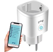Gologi Gologi Smart plug - Prise intelligente - Horloge & Compteur d'énergie - WIFI - Google Home & Amazon Alexa - Blanc