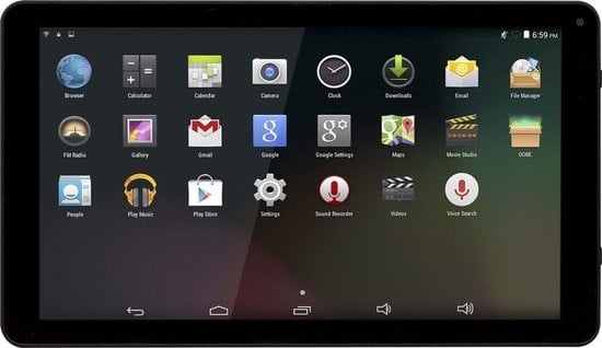 Denver TAQ-10253 Tablette 10,1 pouces Quad Core avec 16 Go de mémoire et Android 8.1GO